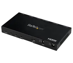 StarTech HDMI-Splitter 1×2 mit Scaler, schwarz / HDMI-Splitter / 4K 60Hz / HDMI 2.0 / 7.1-Sound