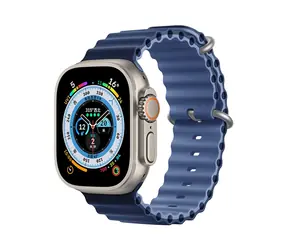 Devia Deluxe Series Sport6 hell-/dunkelblau / Armband / Silikon / Apple Watch 40/41 mm