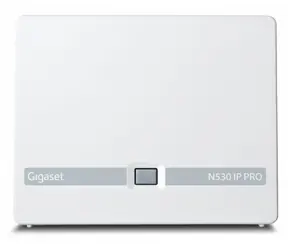 Gigaset N530 IP PRO / DECT IP-Basisstation / bis zu 8 Mobilteile / PoE / Weiß