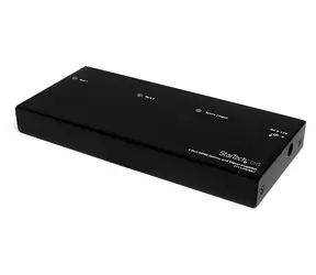 StarTech HDMI-Video-Splitter, 2 Anschlüsse, schwarz / HDMI-Splitter / 1x2 / max. 1920x1200 / mit Stromversorgung