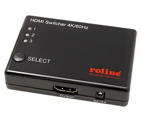 Roline HDMI-Switch 3:1 / Switch / 4K / HDMI