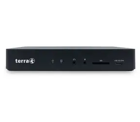 TERRA Dockingstation 810 schwarz / Dockingstation / USB-C / Triple 4K / 135-W-Netzteil / RJ45