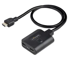 StarTech HDMI-Splitter 1×2 schwarz / HDMI-Splitter / 4K 60Hz / HDMI 2.0 / mit Stromversorgung