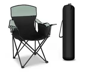 Spokey ANGLER COOL Faltbarer Campingstuhl schwarz / Thermotasche