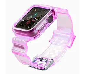 Hurtel Silikonarmband rot / Armband / Apple Watch 38 mm / Silikon