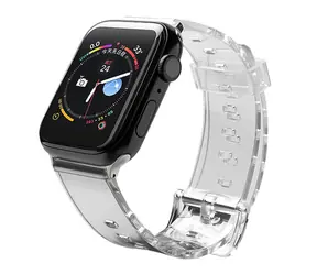 Hurtel Silikonarmband für Apple Watch 38/40/41 mm, schwarz / Armband / Silikon