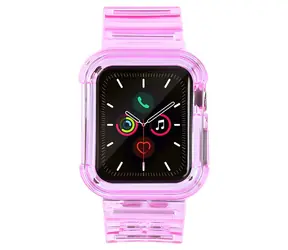 Hurtel Silikonarmband rot / Armband / Apple Watch 40 mm / Silikon