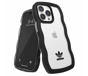 Adidas OR Wavy Hülle schwarz/transparent / Hülle / Apple iPhone 13 Pro/ 13