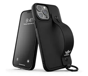 Adidas OR Handschlaufe Hülle schwarz / Hülle mit Schlaufe / Apple iPhone 13 Pro Max