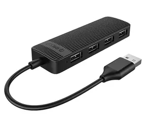 Orico FL02 schwarz / USB-Hub / 4X USB-A 2.0