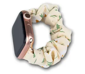 Hurtel Stoffarmband gelb für Apple Watch 42/44/45 mm / Armband / Elastisch / Textil