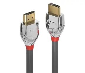 Lindy Cromo Line grau / HDMI-Kabel / High Speed / 4K 4096x2160 / 5 m