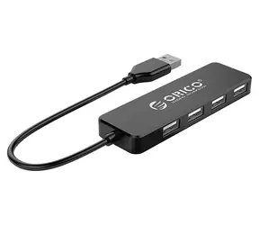 Orico FL01 schwarz / USB-Hub / 4X USB-A 2.0