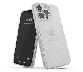 Adidas OR Schutzhülle, transparent, glitzernd, silber / Hülle / Apple iPhone 13 Pro, iPhone 13