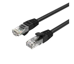 Orico PUG-C6 schwarz / Ethernet-Kabel / Cat 6 UTP / rund / RJ45 / 2 m