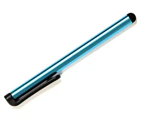 Neutralle Touch Pen hellblau / kapazitiv / Metall / für iPad und Tablet