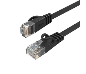 Orico PUG-C6B 0,5 m schwarz / Patchkabel / Cat6 UTP / RJ45 / flach / 1000 Mbit/s