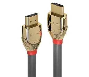Lindy Gold Line grau / HDMI-Kabel / High Speed / 5 m / 4K 4096×2160