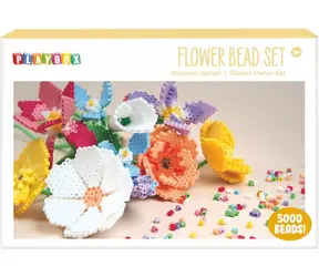 PLAYBOX Aufbügelbare Perlen Blumen / 5000 Stück.