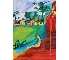 HEYE Puzzle Alltag: Am Fluss / 1000 Teile / 50 × 70 cm