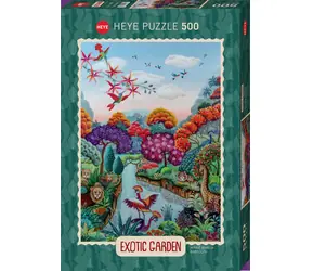 HEYE Puzzle Exotischer Garten: Blumenparadies / 500 Teile / 35 x 50 cm