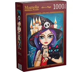MAGNOLIA Puzzle Süße Hexe / 1000 Teile / 48 × 68 cm