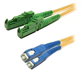 Xtendlan FO Patchkabel E2000/ APC-SC 2m / Optisches Patchkabel / Duplex / 9/125 / G.652d / LS0H