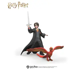 Schleich Harry Potter Figur Harry und Fawkes mit Schwert