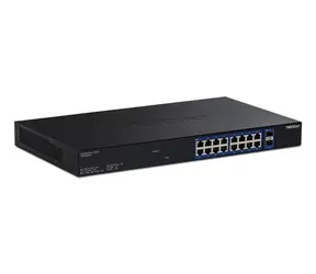 Trendnet 18-Port Multi-Gig-Switch / Switch / 16x 2,5G RJ-45 / 2x SFP+ / Lüfterlos / Verwaltet