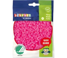 PLAYBOX Aufbügelperlen rosa (2456542) / 1000 Stück.