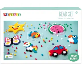 PLAYBOX Aufbügelperlen Sommer / 4000 Stück / 10 Farben / ab 5 Jahren