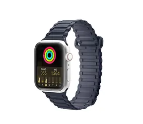 Dux Ducis Armband Armor Version schwarz / Armband / Apple Watch SE, 1-9 / 41, 40, 38 mm / Silikon, magnetisch