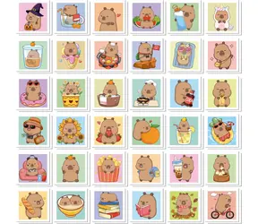 Educa Pexeso Capybara im Etui / 72 Karten / 36 Paare