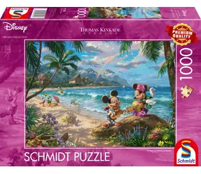 Schmidt Puzzle Minnie und Mickey in Hawaii / 1000 Teile / ab 12 Jahren