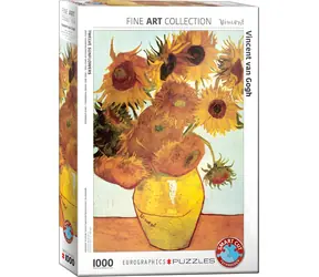 EUROGRAPHICS Puzzle Zwölf Sonnenblumen / 1000 Teile / 67,6 x 48,9 cm