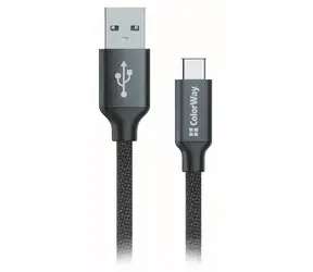 Colorway: Schwarz / Datenkabel: USB-A - USB-C / 2,1 A / 1 m