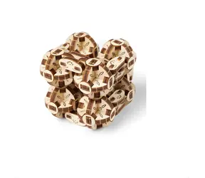 Ugears 3D-Puzzle Flexi-Cube 2.0 / ab 14 Jahren / 144 Teile / Schwierigkeitsgrad: leicht