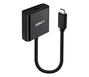 Lindy USB-C auf HDMI 4K60 schwarz / Adapter / 0,15 m