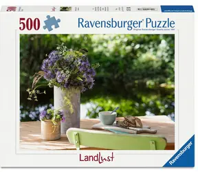 Ravensburger Puzzle LandLust: Blumen auf dem Tisch / 500 Teile / 49 x 36 cm