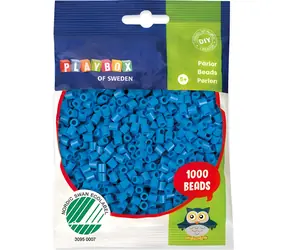 PLAYBOX Aufbügelperlen blau / 1000 Stück