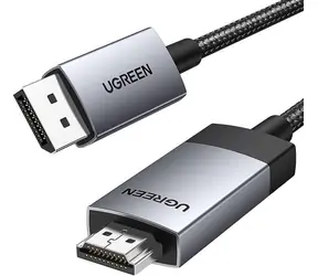 Ugreen 25491 DisplayPort - HDMI 3M graues Kabel