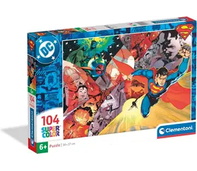 Clementoni Puzzle Superman / 104 Teile / ab 6 Jahren