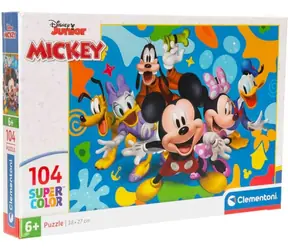 Clementoni Puzzle Mickey Mouse und Freunde / 104 Teile / ab 6 Jahren