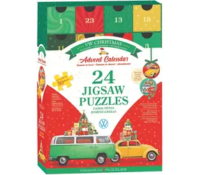 EUROGRAPHICS Puzzle-Adventskalender: Volkswagen / 24 x 50 Teile / ab 6 Jahren