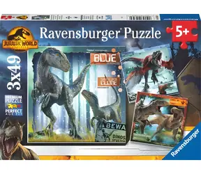 Ravensburger Puzzle Jurassic World: Domination / 3x49 Teile / ab 5 Jahren