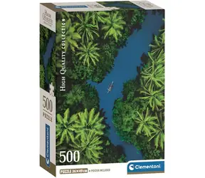 Clementoni Puzzle Fluss im tropischen Dschungel / 500 Teile / ab 14 Jahren