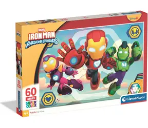 Clementoni Puzzle Iron Man und seine tollen Freunde MAXI / 60 Teile / ab 4 Jahren