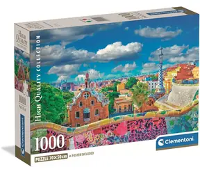 Clementoni Puzzle Park Güell, Barcelona / 1000 Teile / ab 14 Jahren