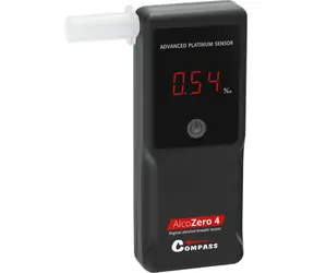 Compass AlcoZero4 CA35FS / Alkoholtester / elektrochemischer Sensor / 0,0-4,0 ‰ / Genauigkeit ±10%