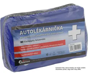 Compass Auto-Verbandskasten I. Textiltasche / Auto-Verbandskasten / Verordnung 206/2018 Slg.